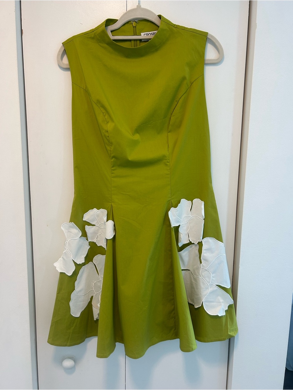 Crosby Declan A-Line Dress Floral Appliqué Dress